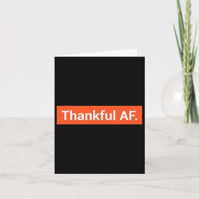 Roligt Blockera Brev-Thanksgiving - avstämd Af Kort (Framsida)