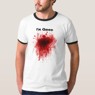 Roligt bloda ner I-förmiddagbran T-shirt