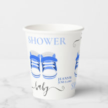 Roligt Blue Baby Shoes BABY SHOWER