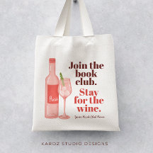 Roligt Bok Klubb Tote Bag