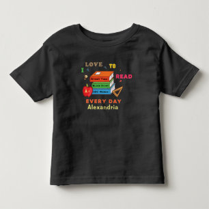 Roligt Bokar I Kärlek för att läsa barn T Shirt