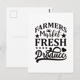 Roligt bondemarknad ordkonst Produkter Vykort