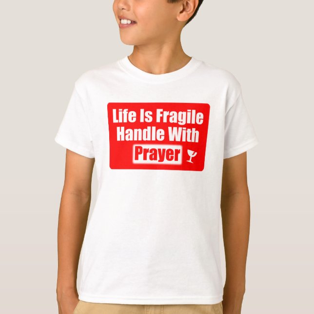 Roligt böneord t shirt (Framsida)
