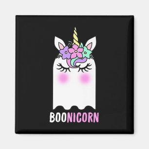 Roligt Boonicorn Gift Ghost Unicorn Boo Retro Hall Magnet