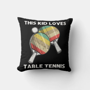 Roligt Bord Tennis För barn Girls Ping Pong Boll T Kudde
