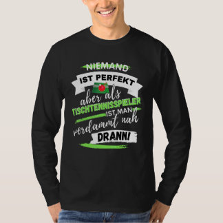 Roligt Bord tennis Player som säger design för TT T Shirt