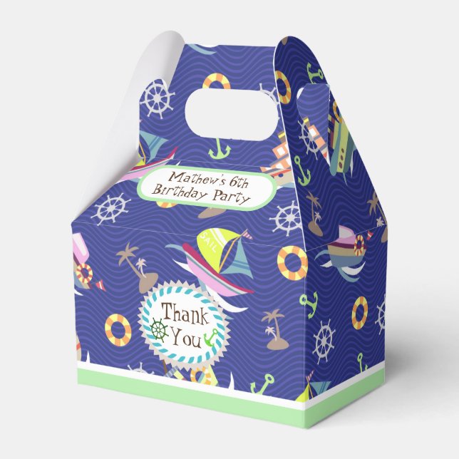 Roligt Bots Deep Blue Favoritbox Presentaskar (Framsidan Sidan)