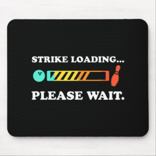 Roligt Bowling Strejka Loading Vänta Musmatta