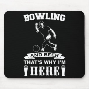 Roligt Bowling Team Pappa Gift Bowling och Beer Musmatta