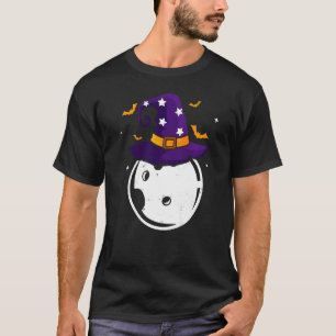 Roligt Bowling Witch Hat Halloween Costume Bowling T Shirt