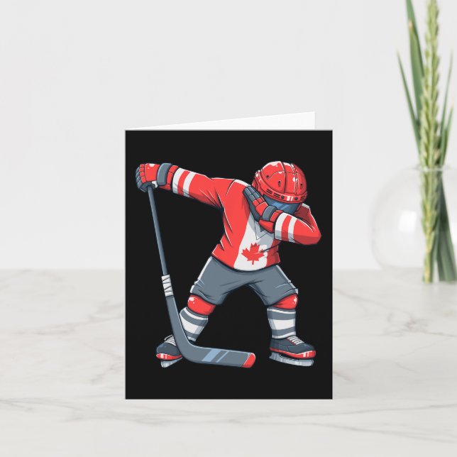 Roligt Boy Kid Ice Hockey Apparel Kort (Framsida)