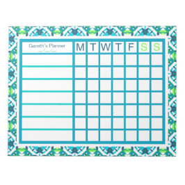 Roligt Boy's Manar's Weekly jul Organizer Planner Anteckningsblock