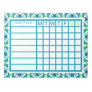 Roligt Boy's Manar's Weekly jul Organizer Planner Anteckningsblock