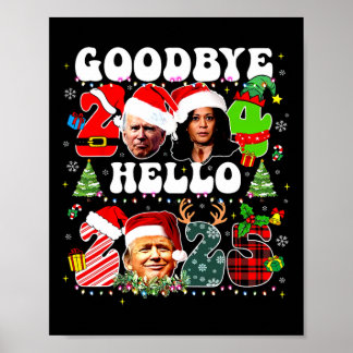 Roligt Bra 2024 Hej 2025 Roligt Kamala & Trump Pr Poster