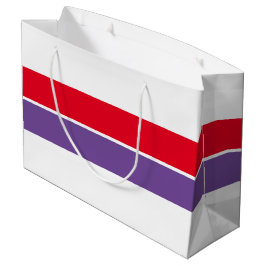 Roligt Bred Lila Red Tävla Rand på vit