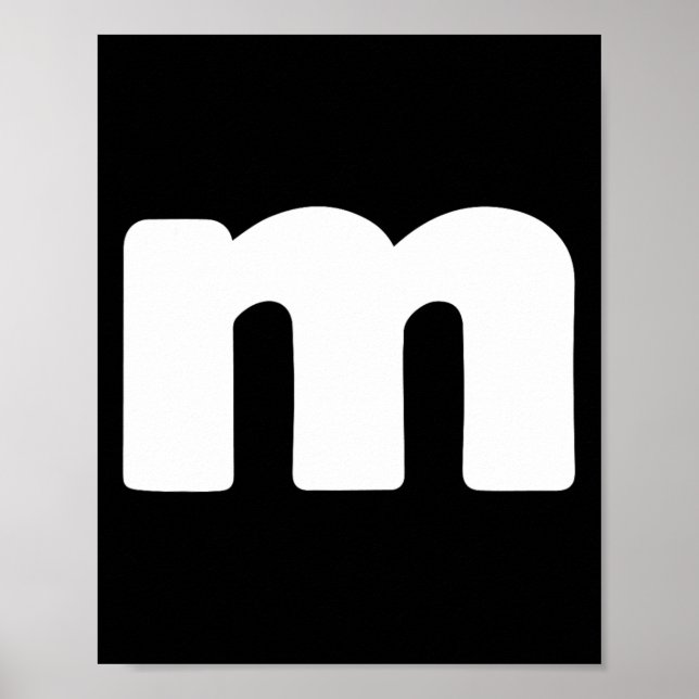 Roligt Brev M Groups Halloween Team Groups Costume Poster (Framsidan)