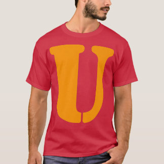 Roligt Brev U Alphabet Teacher Kindergarten Premiu T Shirt