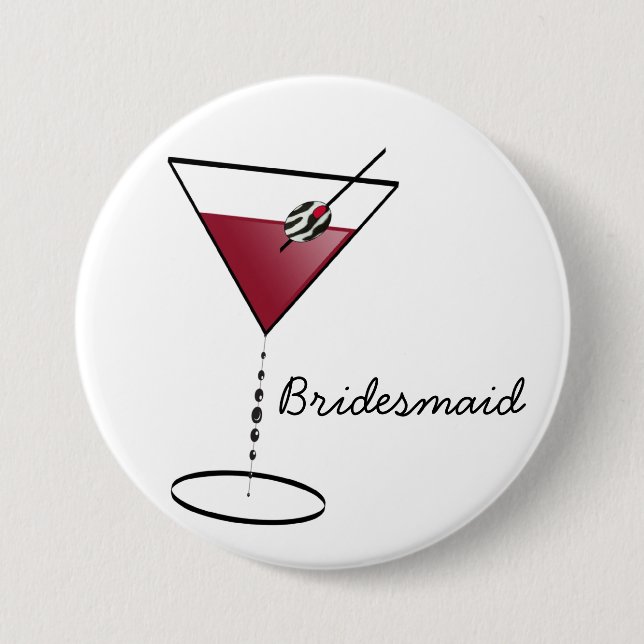Roligt Bridesmaid Favors Knapp (Framsida)
