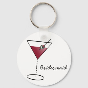 Roligt Bridesmaid Favors Nyckelring