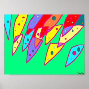 Roligt Bright Bild Poster