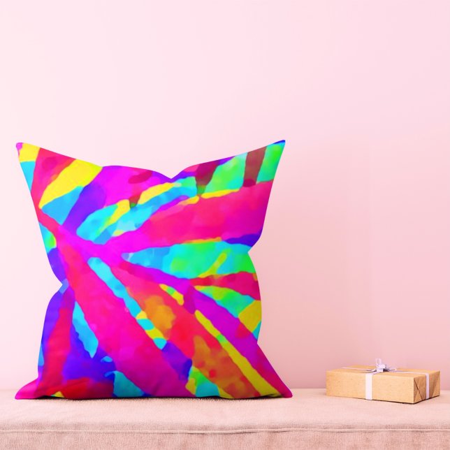 Roligt Bright färgstark modern Kudde (Skapare uppladdad)