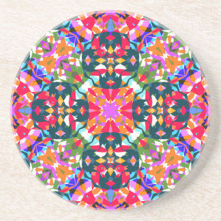 Roligt Bright Mönster Modern Eclectic Dopamin Deco Underlägg