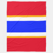 Roligt Bright Tävla för Rött vitt blått Gult Rand