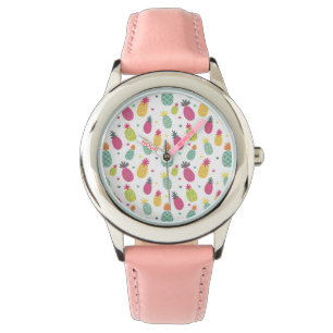 Roligt Bright Tropical Pineapple Armbandsur