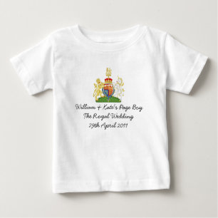 Roligt British Royal Bröllop "Page Boy" souvenir t Tröja