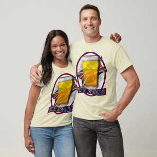 Roligt brittiskt dricka lag t-shirt