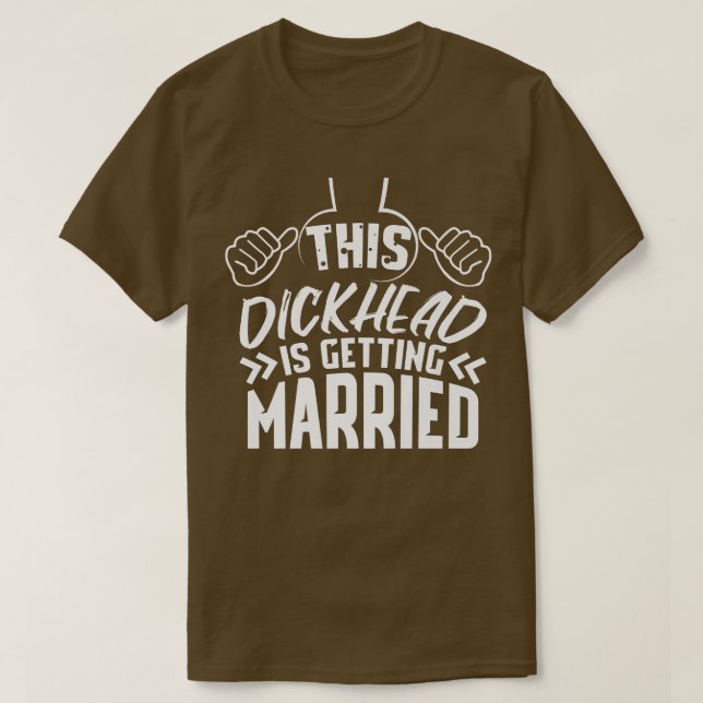 Roligt Bröllop Brudgum Svägerfest  T Shirt (Design framsida)