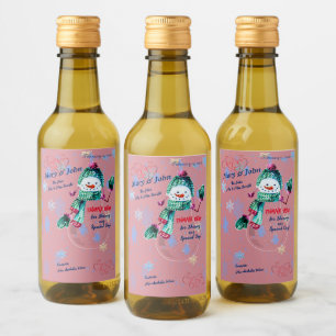 Roligt Bröllop Mini Vinetikett