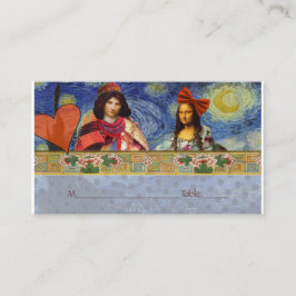 Roligt Bröllop Place cards Starry Night Fantastic Placeringskort