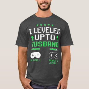 Roligt bröllop present för nygifte män Videospel N T Shirt
