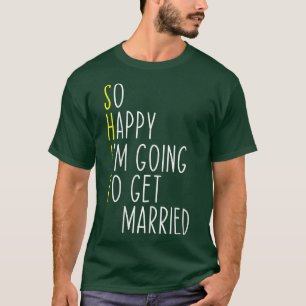 Roligt Bröllop Sarkastisk Brudgum Brud Förlovning T Shirt