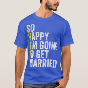 Roligt Bröllop Sarktastisk Brudgum Brud Förlovning T Shirt