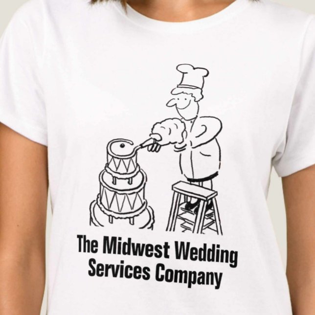 Roligt Bröllop Services Business T-Shirt (Skapare uppladdad)