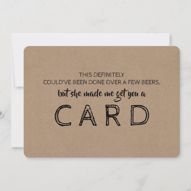 Roligt BRÖLLOPSGUMMEPROPONERING Inbjudningar (Framsida)