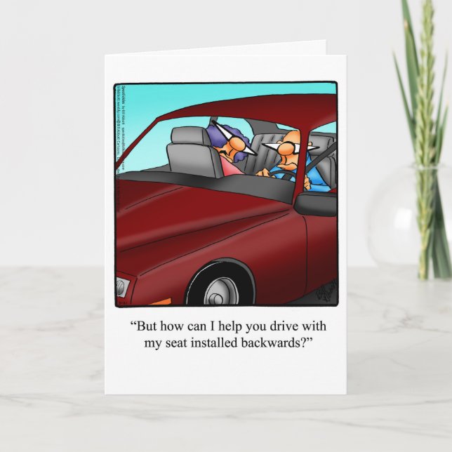 Roligt bröllopsjubileumshumor kort för honom (Framsida)