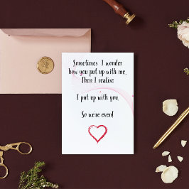 Roligt bröllopsjubileumskort - Födelsedagskort Tack Kort