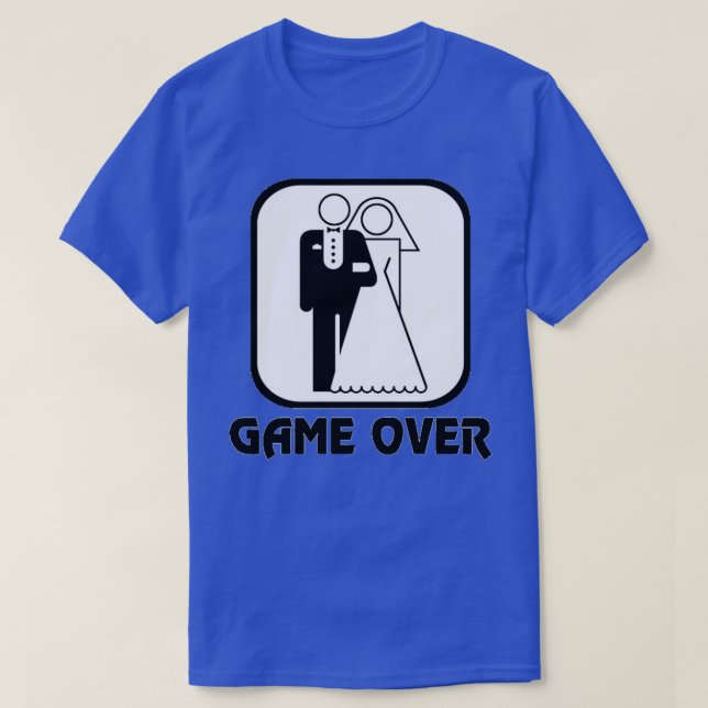 Roligt Bröllopsspel Över T Shirt (Design framsida)