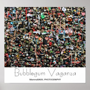 Roligt Bubblegum Vaganza Poster! Poster