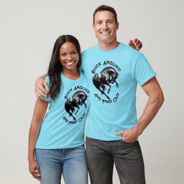 Roligt Buck runt och ta reda på T Shirt (Unisex)