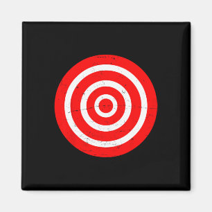 Roligt Bullseye Target Bulls Öga Skojjar Gift-arch Magnet