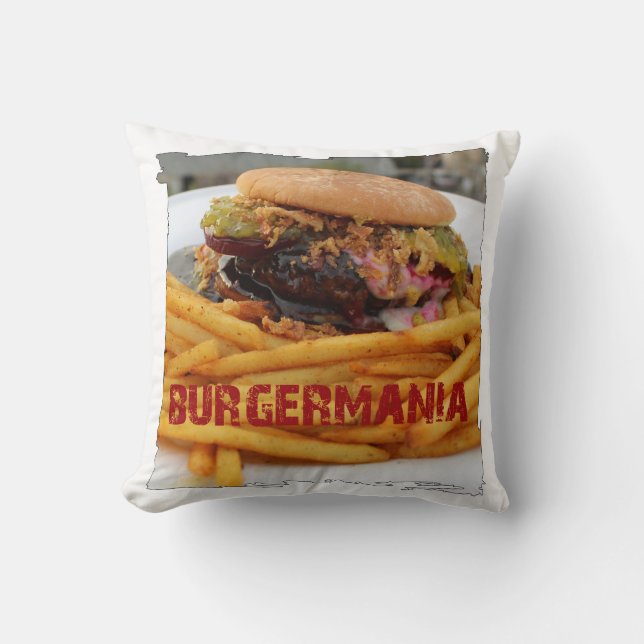 Roligt Burger Pillow! Kudde (Framsida)