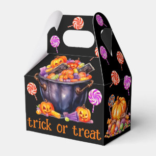 Roligt Bus eller godis Halloween Presentaskar