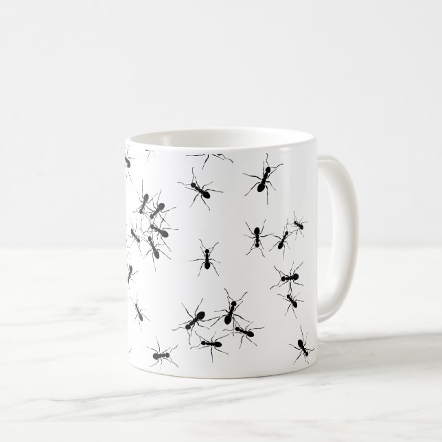 Roligt - Busy Ants Design Kaffemugg (Framsida höger)