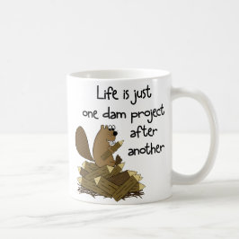 Roligt Busy Beaver Dam DIY Home eller Office Gift Kaffemugg