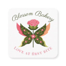Roligt Butterfly Blommar Blommigt Garden Bakery Cu