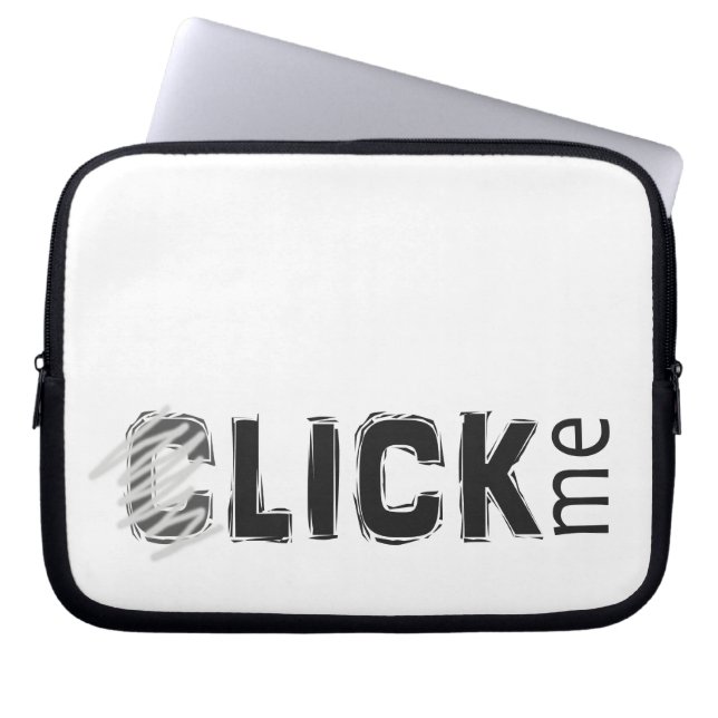 Roligt (C) slicka mig text för Laptop Sleeve (Framsidan)